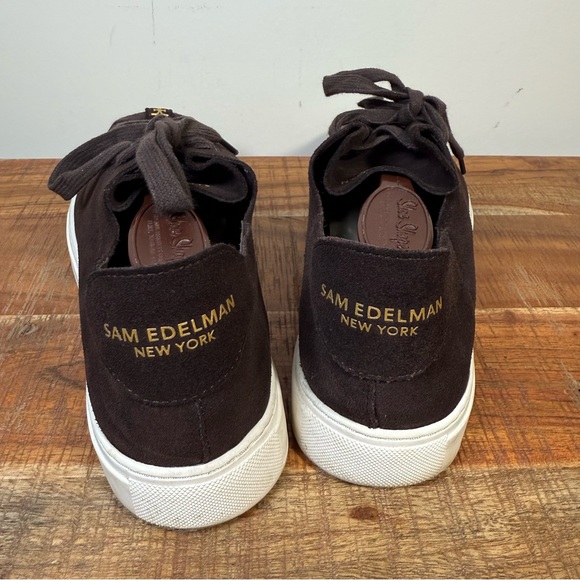 Sam Edelman Poppy Brown Lace up Sneakers, Women’s 10.5 - Picture 5 of 7